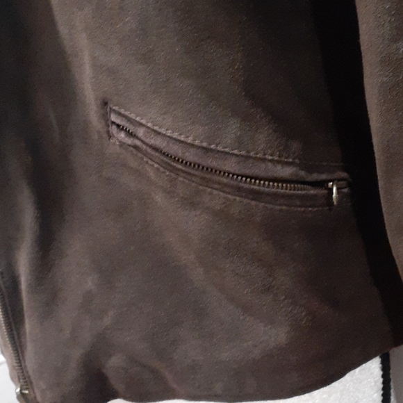 Vtg Joyce Leslie  faux fur leopard and leather reversible bomber  jacket size S - Picture 7 of 16